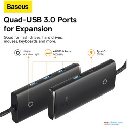Baseus Lite / Air Joy - 4-Port USB-A HUB Adapter